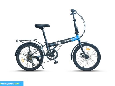 Xe Đạp Gấp Fornix Prava 20 Inch Phiên Bản Mới 9 Xe đạp gấp Fornix Prava 20 inch màu xanh dương