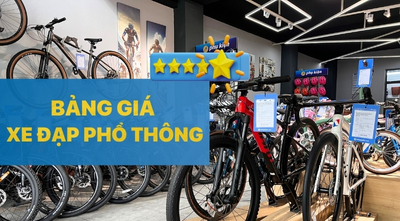 Bảng giá xe đạp phổ thông