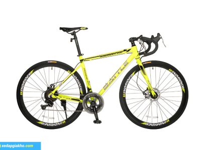 Xe Đạp Đua 700c Battle WindriDer 200 Cổ Cong - Màu Vàng