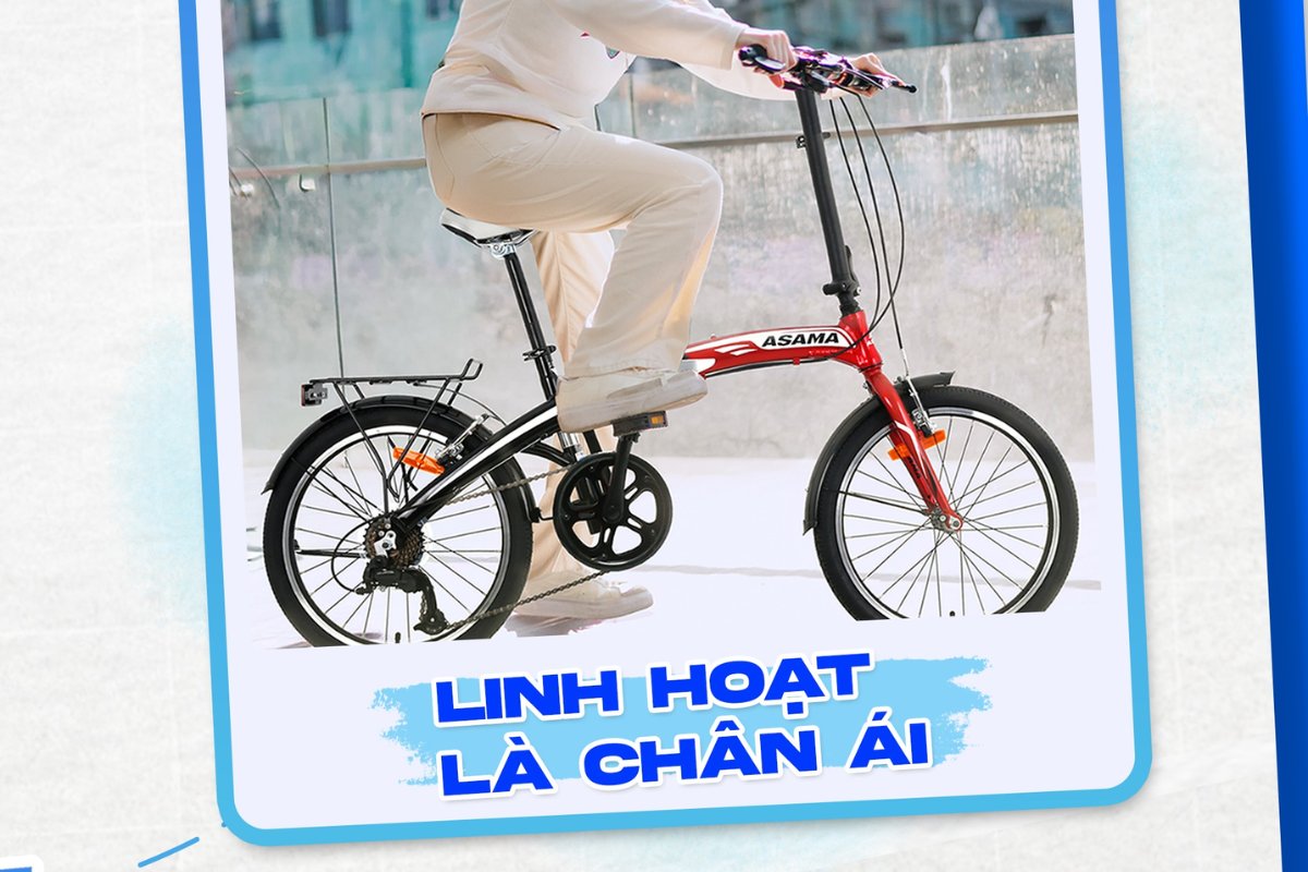 Cập Nhật Giá Xe Đạp Gấp Theo Từng Thương Hiệu 8 Xe đạp gấp Asama nổi tiếng, được nhiều người Việt ưa chuộng