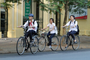 xe đạp cho học sinh nữ cấp 2