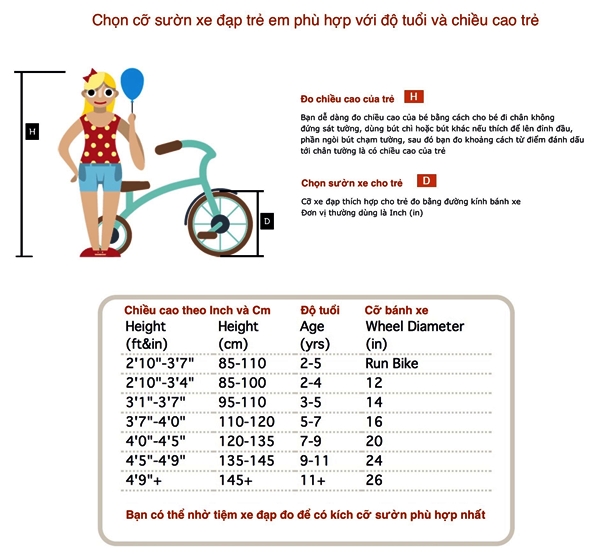 Chọn size xe đạp điện phù phù hợp với độ cao thế nào mang lại đúng