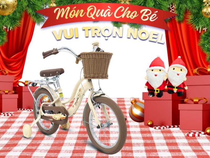 Quà Noel Cho Bé: Gợi Ý Bố Mẹ Mẫu Xe Đạp Trẻ Em Làm Qùa 2 Xe đạp trẻ em là món qùa Noel cho bé ý nghĩa