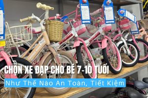 Chọn xe đạp cho bé 7-10 tuổi như thế nào