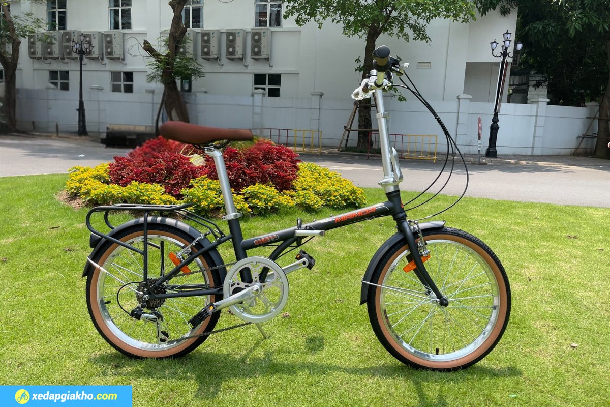 Top 3 Mẫu Xe Đạp Gấp Gọn Người Lớn Bền Đẹp, Dễ Sử Dụng 9 Xe đạp gấp Miamor Ama 20 inch thiết kế hiện đại, màu sắc trẻ trung