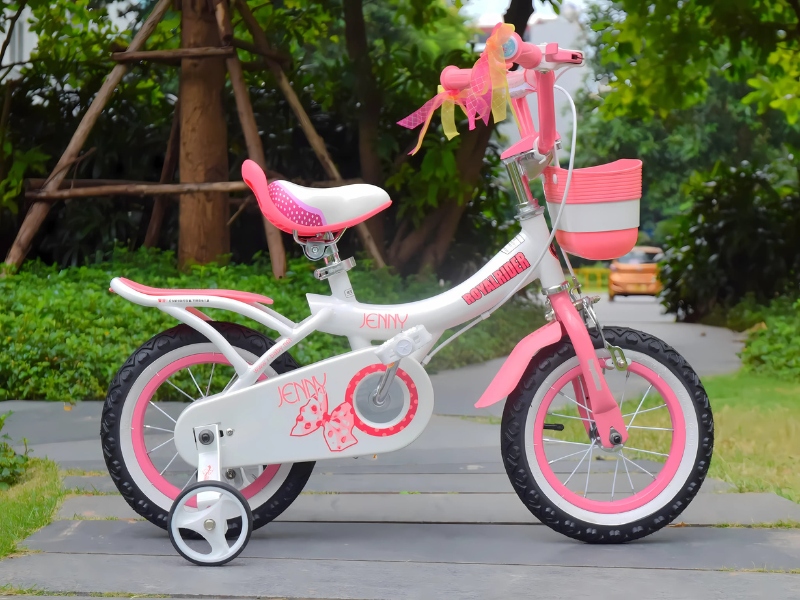 Xe đạp trẻ em màu hồng cho bé gái