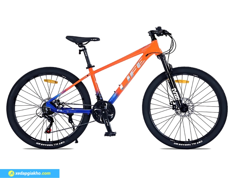 3 Hãng Xe Đạp Thể Thao Tốt Nhất Tại Xe Đạp Giá Kho 7 Xe Đạp Địa Hình MTB Life MX1000 trang bị phanh đĩa cơ nhạy bén