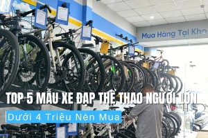Top 5 mẫu xe đạp thể thao người lớn dưới 4 triệu