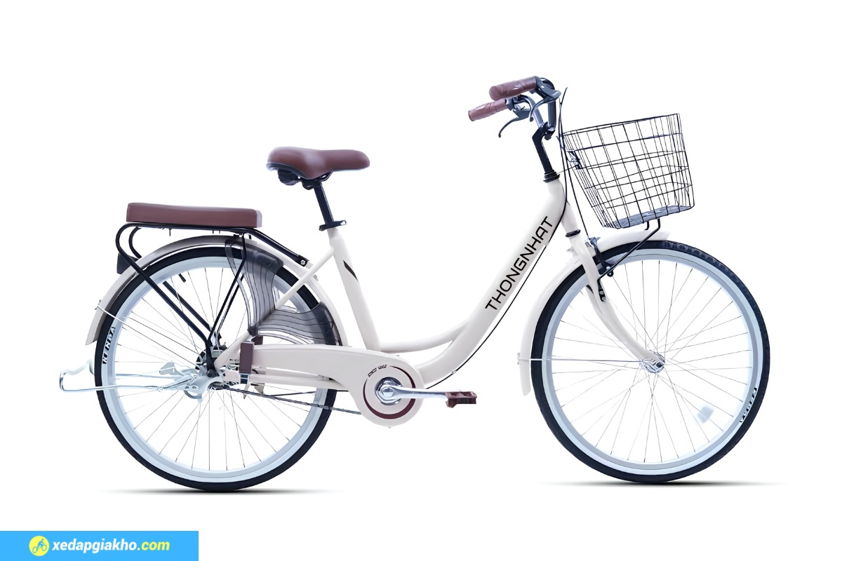 5 Mẫu Xe Đạp Mini Nữ Dành Cho Học Sinh, Sinh Viên 4 Xe đạp dành cho nữ Thống Nhất LD 24 inch có 1 tốc độ đơn giản