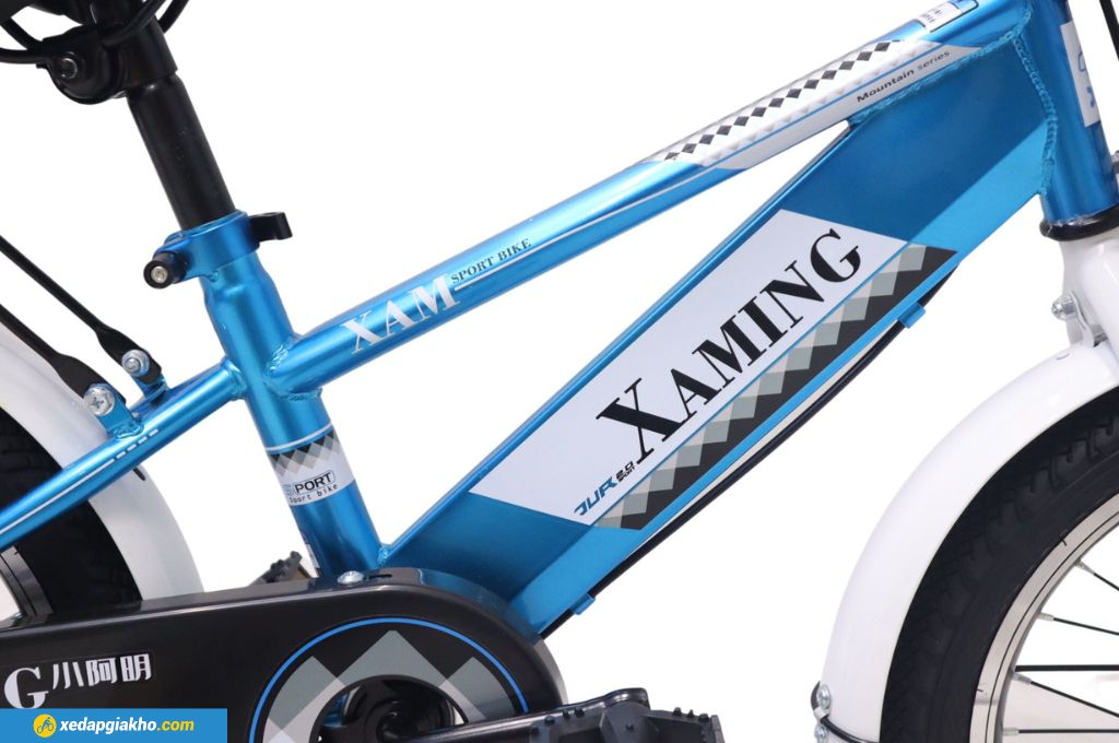 Xe Đạp Trẻ Em Xaming XM06 18 Inch với khung sườn thép cứng cáp