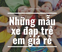 nhưng mau xe dap tre em gia re