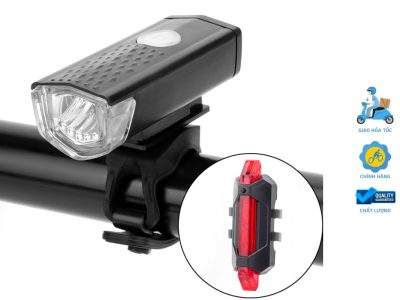 Bộ Đèn Xe Sạc Trước Sau 6 Bộ Đèn Xe Sạc Trước Sau