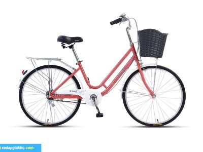 Xe Đạp Nữ Swat SW24B 24 Inch 5 Xe Đạp Nữ Swat SW24B 24 Inch Màu Hồng