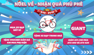 Khuyến mãi Noel Mua xe đạp