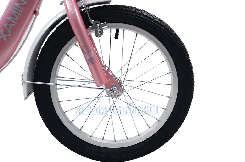 Xe đạp cho bé gái Xaming baga liền sườn 16 inch