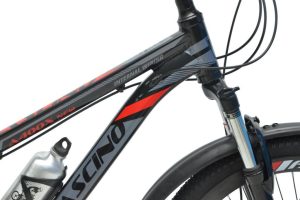 Khung sườn nhôm chắc chắn và khá nhẹ