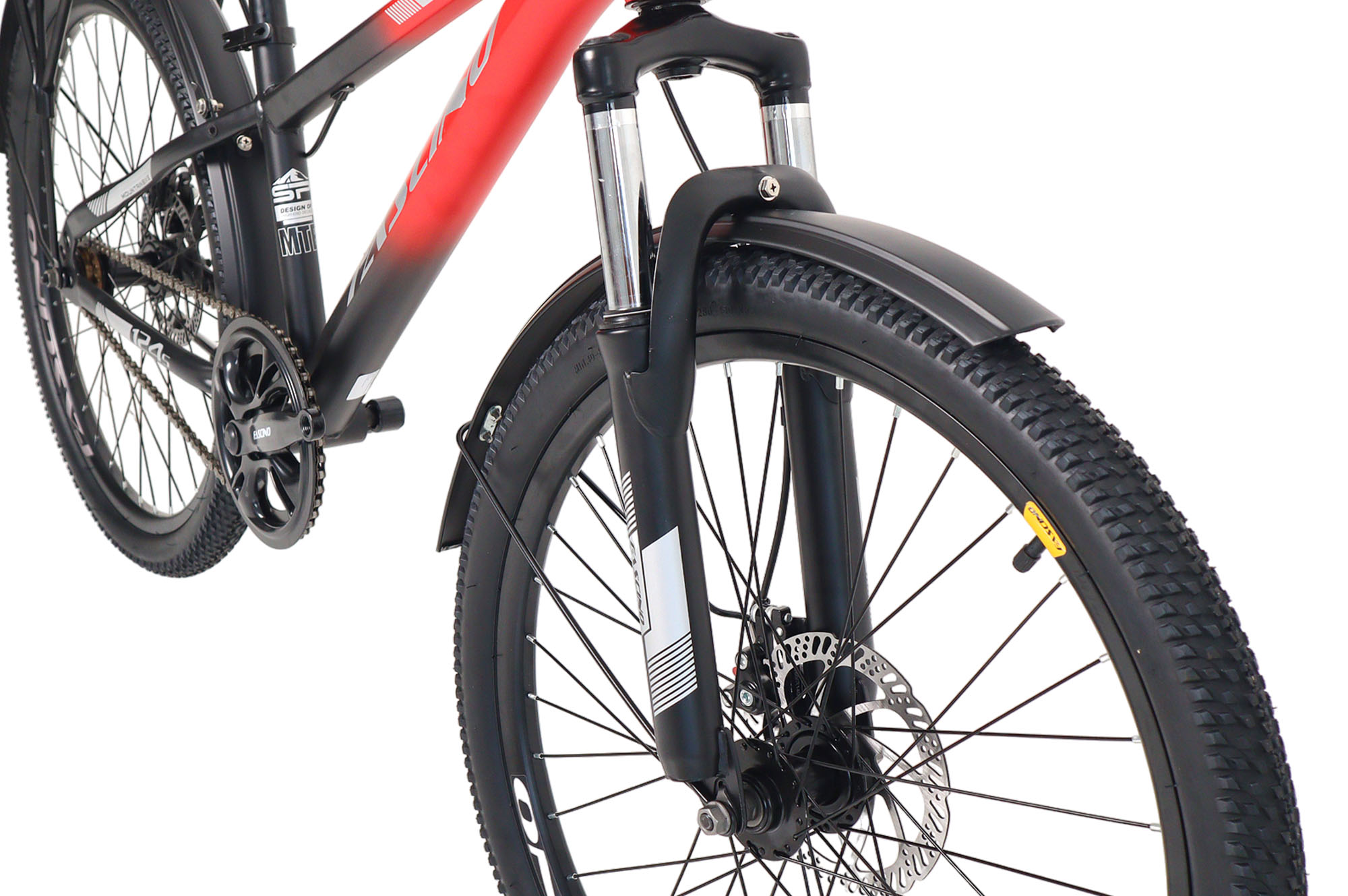 Phuộc nhún lò xo giảm sóc hiệu quả cao khi di chuyển ở địa hình xấu