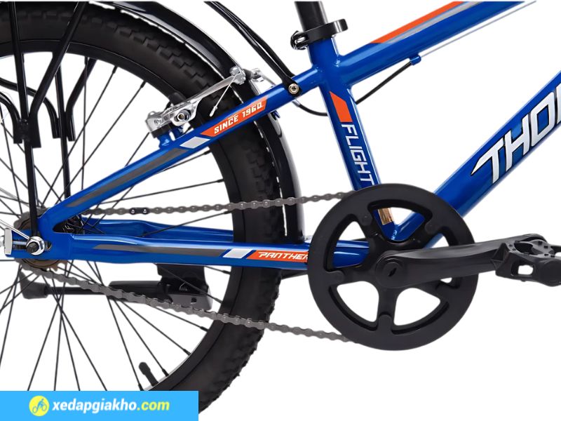 Xe Đạp Trẻ Em Bé Trai Thống Nhất TN05 - 20 inch 11 Bàn đạp có gai chống trượt