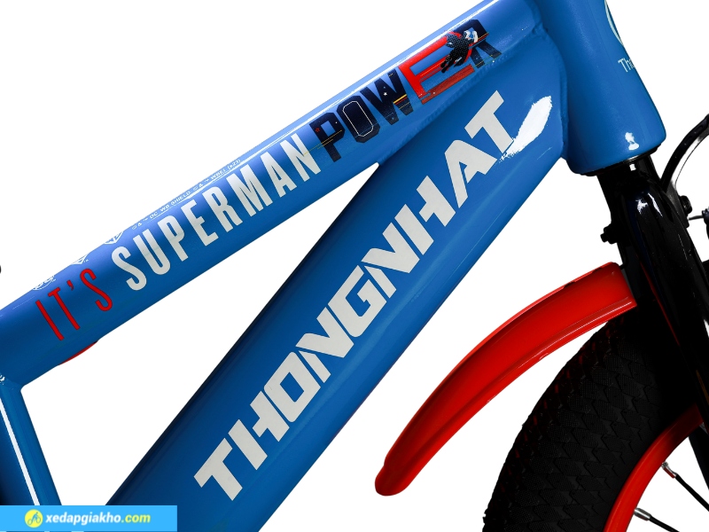 Xe Đạp Trẻ Em Thống Nhất Superman 12 Inch 5 Khung xe đạp trẻ em Thống Nhất Superman 12 Inch bền bỉ