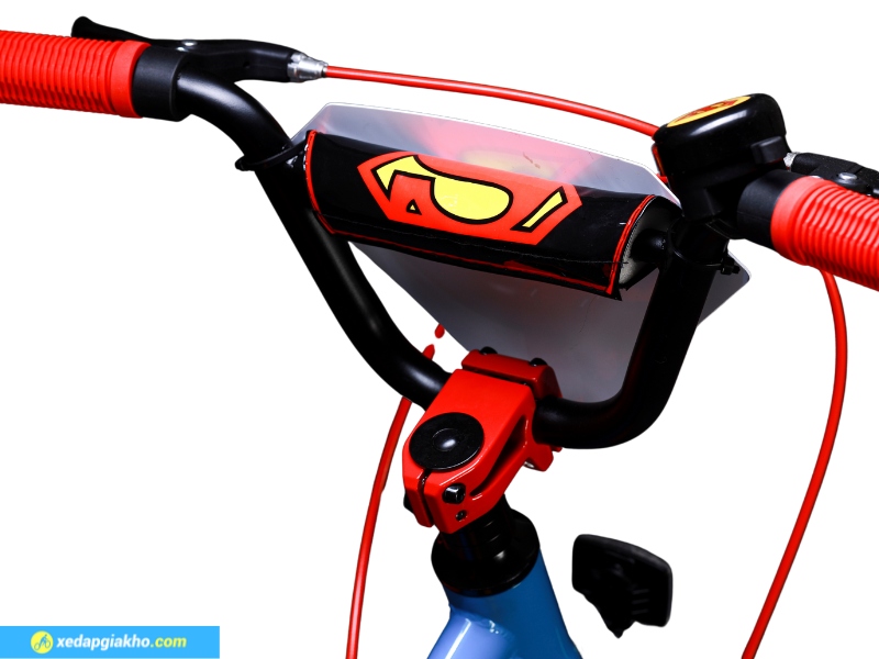 Xe Đạp Trẻ Em Thống Nhất Superman 16 Inch 5 Thiết kế ghi đông chữ U độc đáo