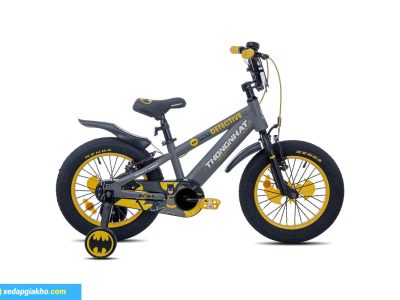 Xe Đạp Trẻ Em Thống Nhất Batman 16 inch Màu Ghi Vàng