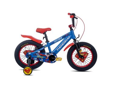Xe Đạp Trẻ Em Thống Nhất Superman màu xanh
