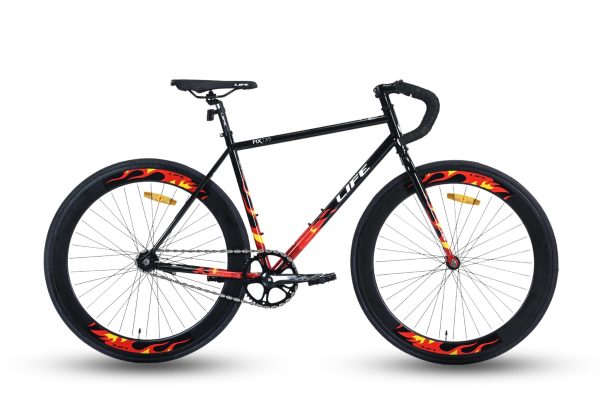 Xe Đạp Fixed Gear Life Fix735 700C Màu Đen