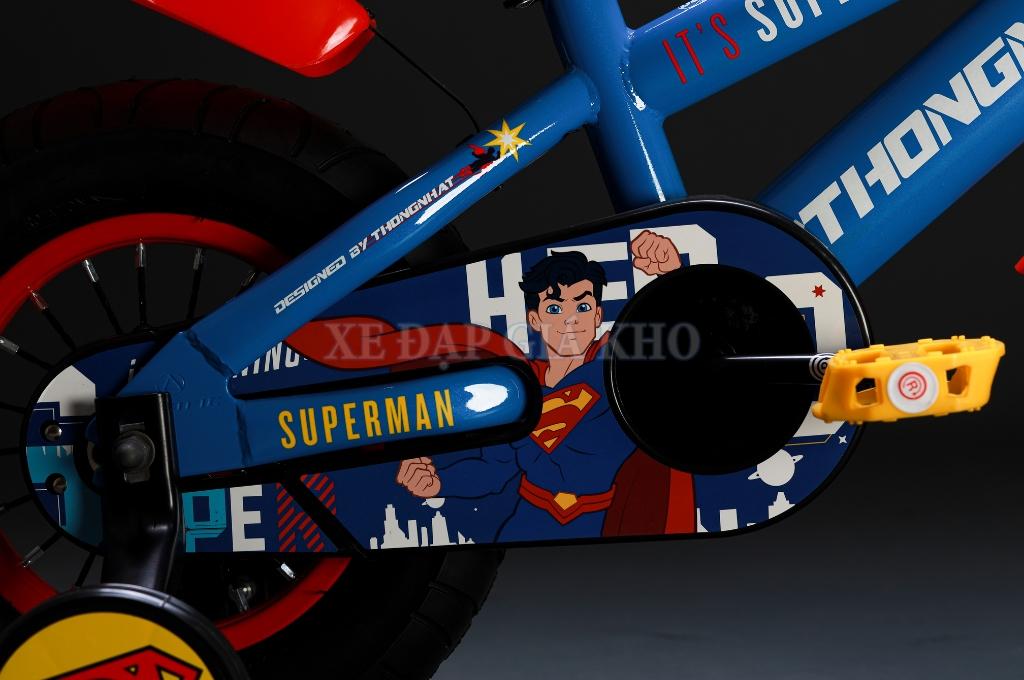 Tấm Che Sên Xe Đạp Trẻ Em Thống Nhất Superman 12 Inch
