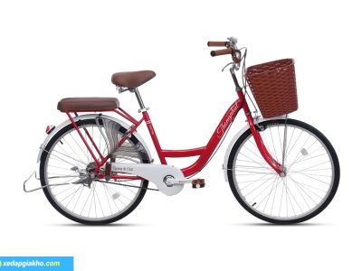 Xe đạp Thống Nhất New 24 màu đỏ