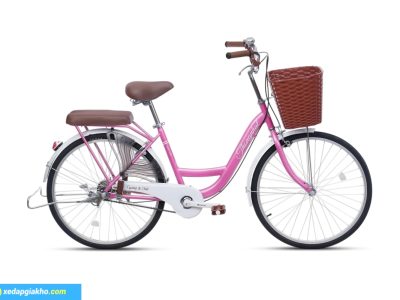 Xe đạp Thống Nhất New 24 màu hồng