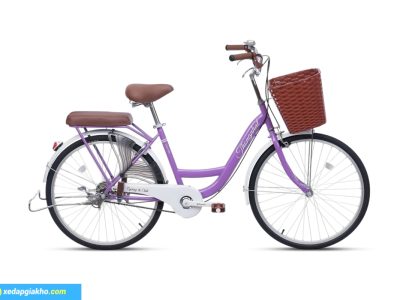 Xe đạp Thống Nhất New 24 màu tím