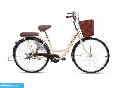 Xe đạp Thống Nhất New 26 màu kem