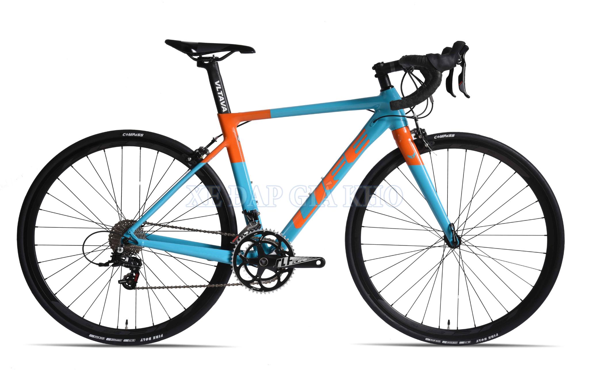 Ngoại hình bắt mắt với 2 gam màu nổi bật của Xe đạp đua Life Light 700c 