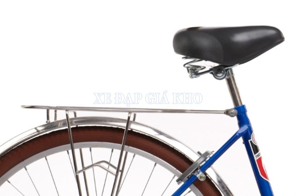 Yên xe đạp giả da cao cấp trang bị thêm baga