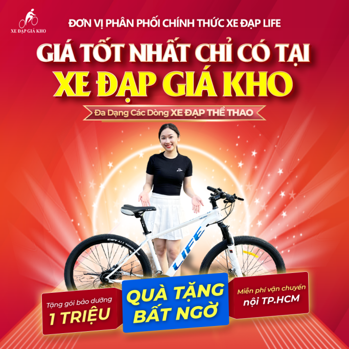 Xe Đạp Giá Kho – Nguồn Xe Đạp Nhập Khẩu Lớn Nhất Việt Nam