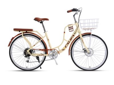 Xe Đạp Nữ Califa Misa 26 Inch - Phanh Đĩa Cơ | Giá Rẻ | Khuyến Mãi Hot 8 Xe Đạp Nữ Califa Misa 26 Inch Màu Vàng