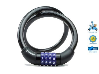 Khoá Dây Xe Đạp Tonyon 4 Số Đổi Mật Khẩu 7 Khoá Dây Xe Đạp Tonyon 4 Số Đổi Mật Khẩu