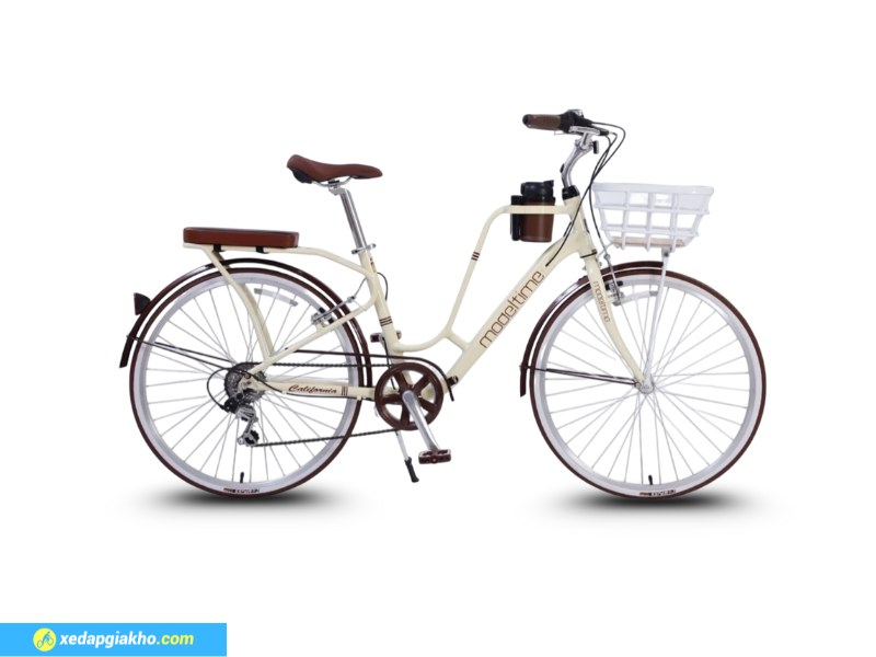 Xe Đạp Dưới 10 Triệu Tại Xe Đạp Giá Kho 5 Xe đạp nữ California Modeltime Cacao với thiết kế chắc chắn, đa dạng màu sắc