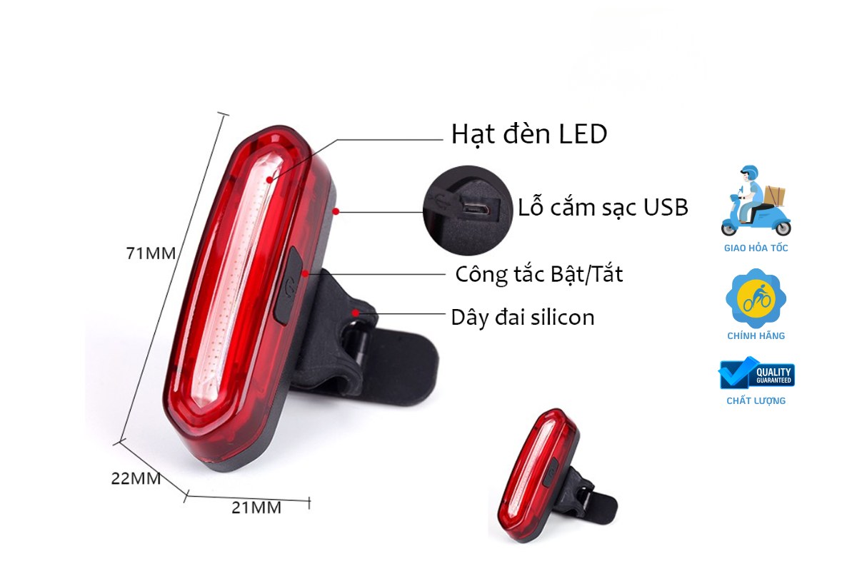 Đèn Hậu Sau Chớp 3 Màu 2 Đèn Hậu Sau Chớp 3 Màu