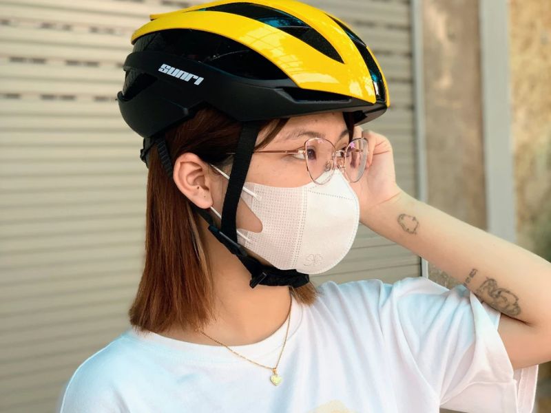 Nón Bảo Hiểm Sunri D05 Cao Cấp 3 Nón bảo hiểm xe đạp Sunri D05 ôm sát đầu, phù hợp cả nam và nữ