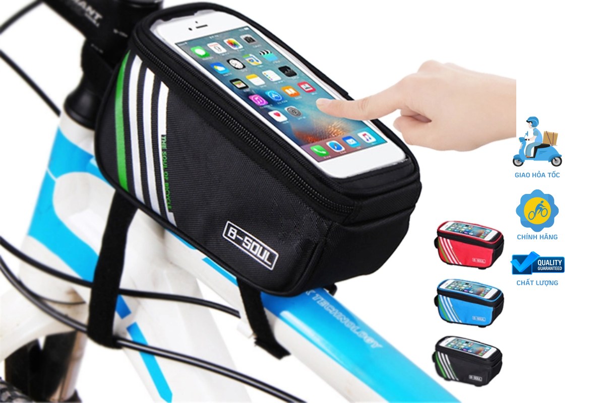 Túi Treo Xe Đạp BSoul 1 Ngăn 5 Túi Treo Xe Đạp BSoul 1 Ngăn Dễ Lắp Đặt