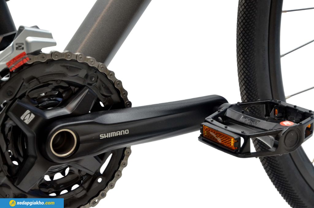 Đùi đĩa trục rỗng SHIMANO tăng cường độ ổn định xe