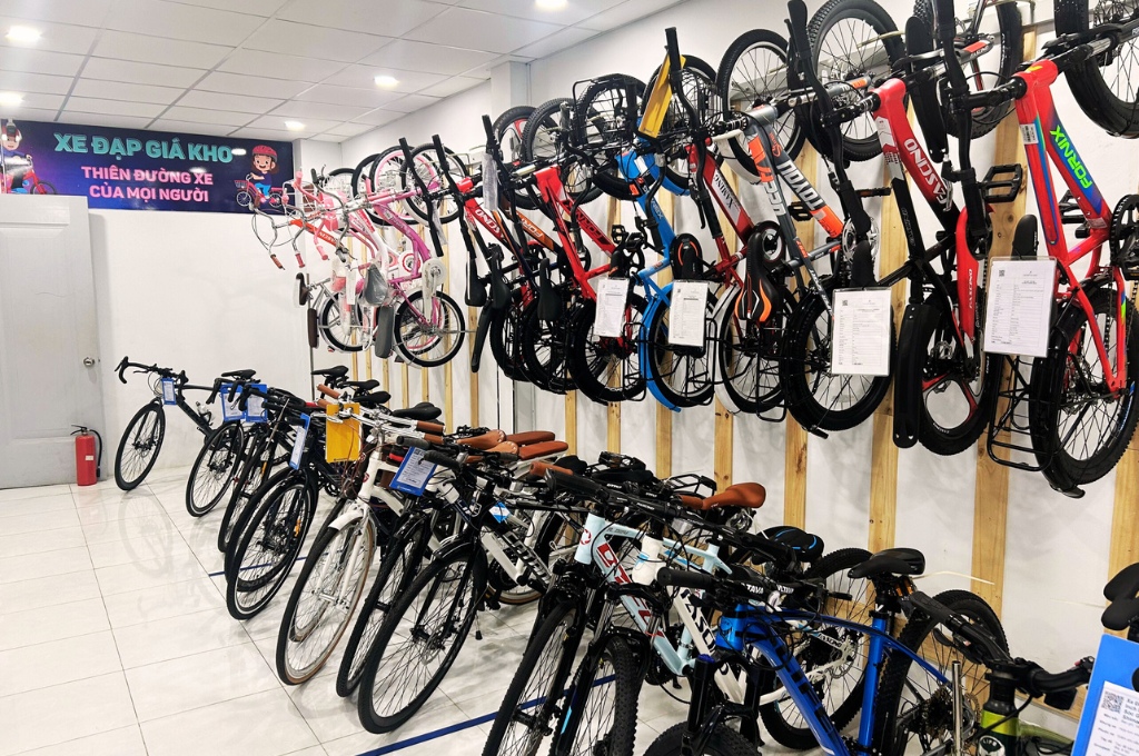 Hệ thống cửa hàng xe đạp chuyên cung cấp các dòng xe đạp chất lượng và chính hãng