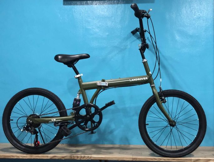 XE ĐẠP GẤP 20 INCH LANDROVER – Màu Ghi