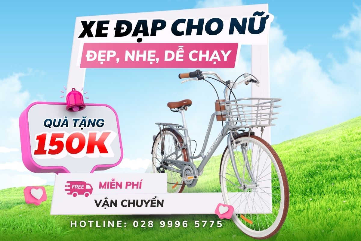 Xe Đạp Phổ Thông Khuyến Mãi - Giá Tốt Bất Ngờ 2 Săn ngay xe đạp phổ thông giá rẻ, chất lượng tại Xe Đạp Giá Kho