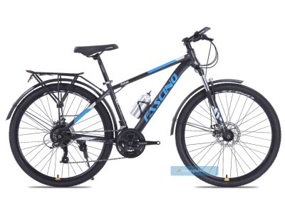 Xe Đạp Địa Hình MTB Fascino 328 26 Inch - Khung Thép | Phanh Đĩa - Đen xanh