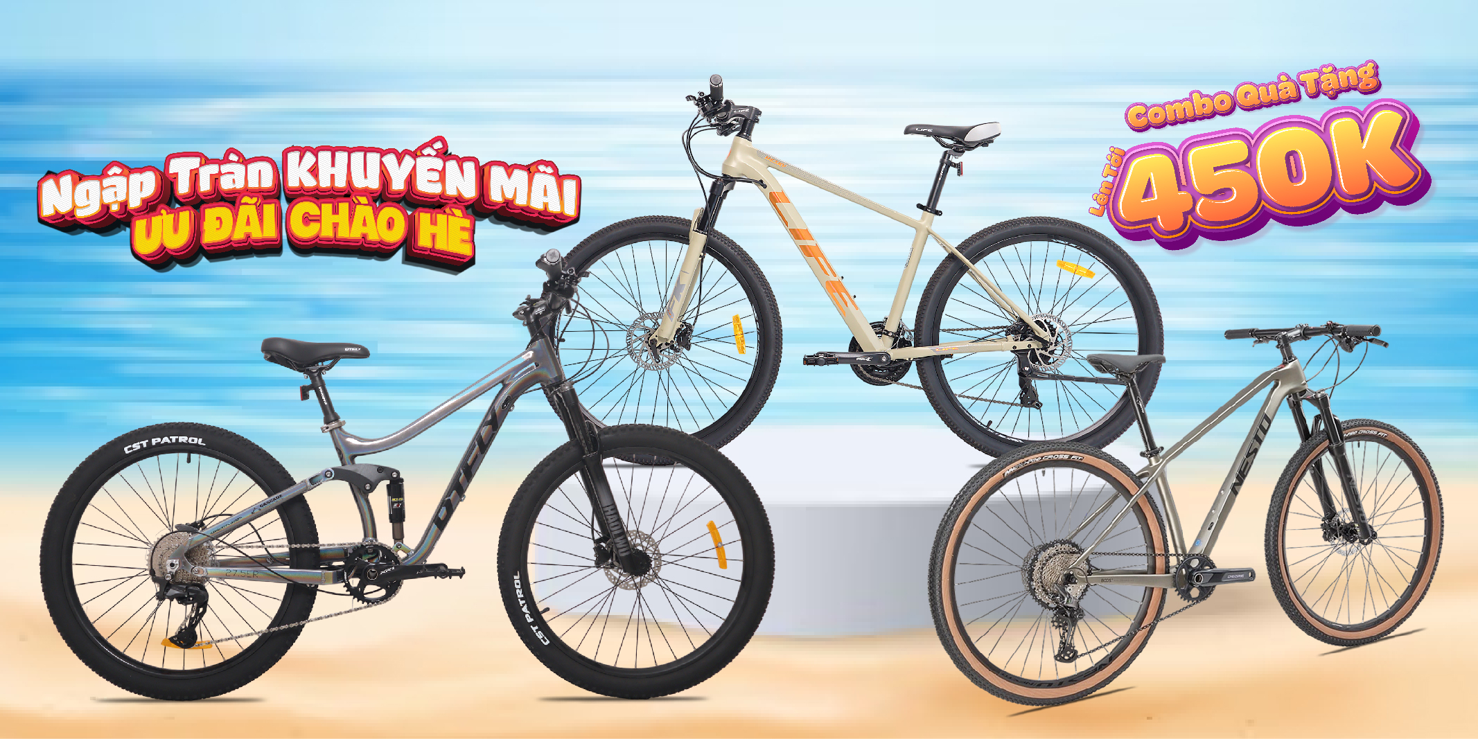 Xe đạp địa hình khyến mãi mua ngay giá tốt