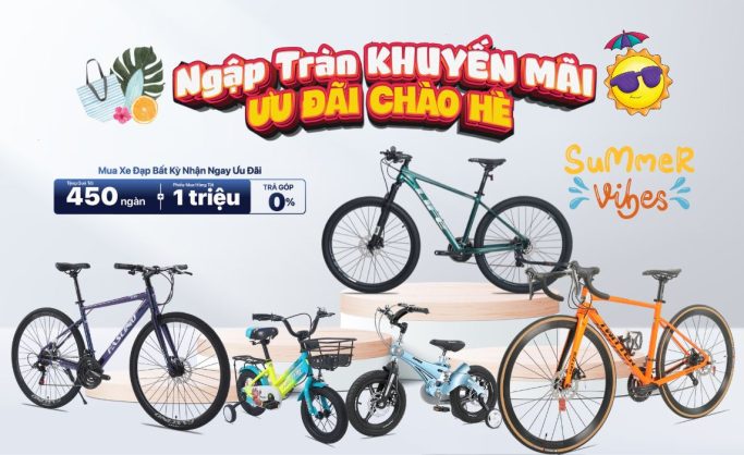 Xe Đạp Giá Kho với giá cả hợp lí và nhiều chương trình khuyến mãi