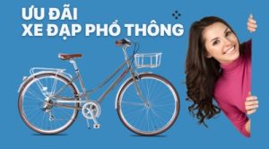 Xe Đạp Phổ Thông Khuyến Mãi - Giá Tốt Bất Ngờ