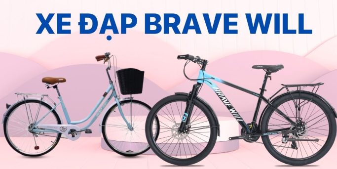 Xe đạp Brave Will là mẫu xe đạp thể thao giá rẻ tiện dụng